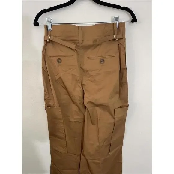 Rrevolve HELSA Paperbag Pant in Caramel size XS NWT $258 msrp
